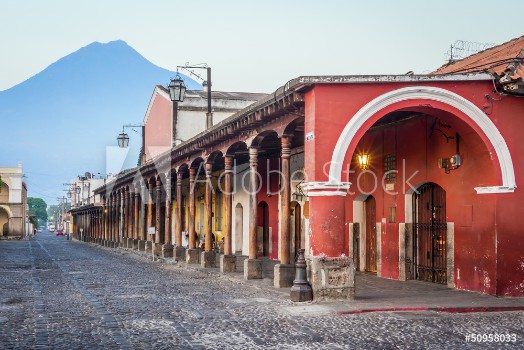 Picture of Colonial buildings Antigua Guatemala